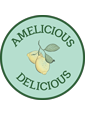Amelicious Delicious Logo